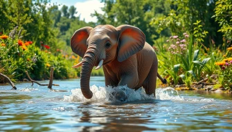 Baby Elephant Wallpaper