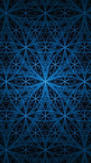 Blue Circles iPhone Wallpaper HD