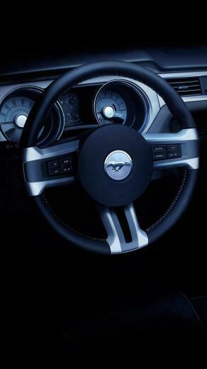 Mustang Logo iPhone Wallpaper Ford Convertible