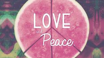 Wallpaper Love And Peace By Danyislas