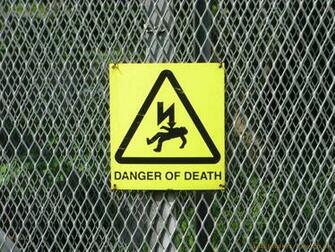 Danger Of Death Sign Warning Signs And Symbols Wallpaper Image