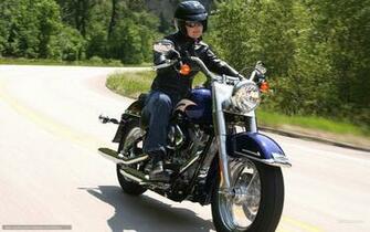 Wallpaper Harley Davidson Softail Flsti Heritage