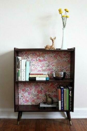 Builtins Change Out Fabric Or Paper At Back Of Shelf For Interest