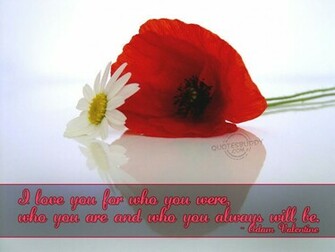 Love You For Who Were Are And Always Will Be