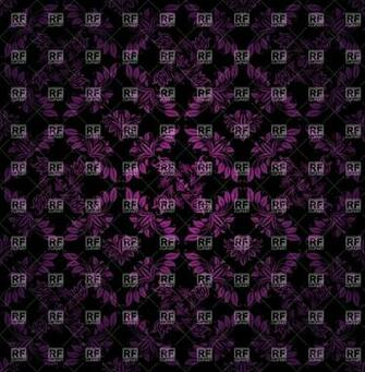 Seamless Violet Victorian Wallpaper With Floral Pattern Background