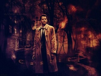 Wallpaper Supernatural Castiel