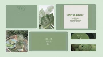 Sage Green Desktop Wallpaper Aesthetic Minimalist