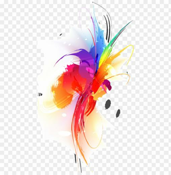 This Background Is Colorful Splash Ink About Splashed