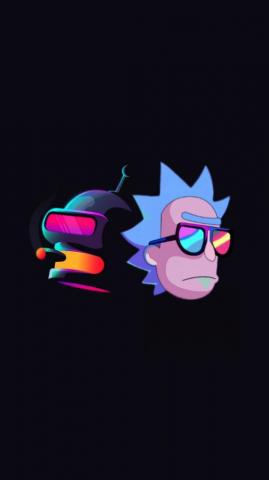 Rick Sanchez And Bender Wallpaper iPhone Phone 4k 9360e