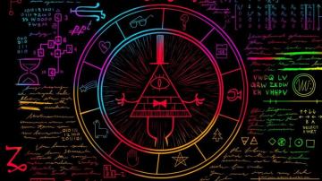 Bill Cipher Wheel Own Version Favorite Part Cool Desktop