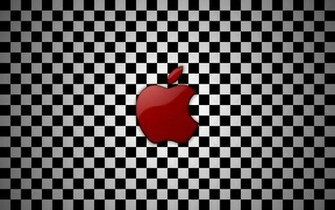 Red Apple Logo Wallpaper