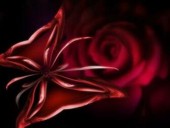 Red Butterfly Wallpaper Funny Animal