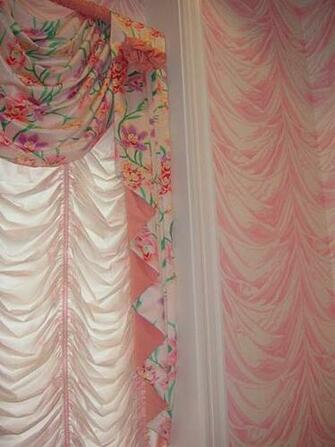 Dorothy Draper A Visual Pun Ruched Curtain And Trompe D Oeille