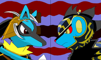 Lucario Image Fernando Vs Lucius Luxray HD Wallpaper