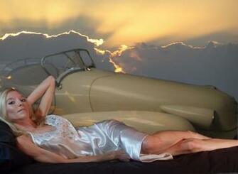 Beautiful Car And A Women In Automotive Cars