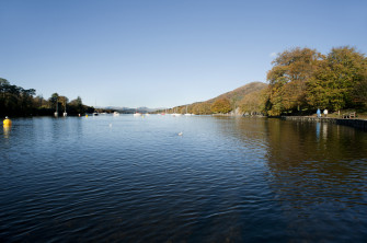 Stock Photo Of Lake Windermere In The English District Wallpaper