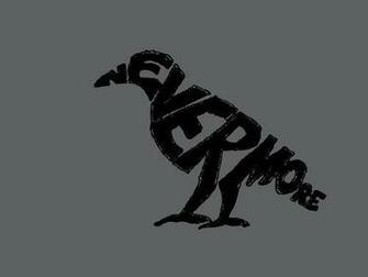 Birds Typography The Raven Edgar Allan Poe Wallpaper