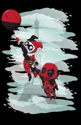 Deadpool And Harley Quinn By Jmascia