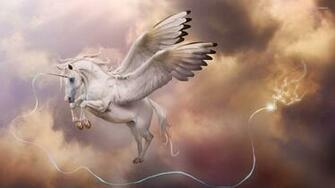 Pegasus Unicorn Wallpaper Fantasy