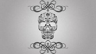 Skull Picture For iPhone Blackberry iPad Symmetrical