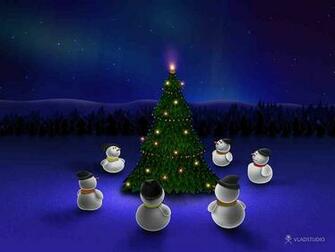 Cool Christmas Penguin Wallpaper