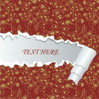 Torn Wallpaper Gl Stock Image