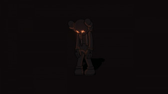 Kaws Sad Wallpaper 4k Companion Dark