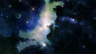 Blue Nebula Wallpaper