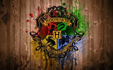 Harry Potter Hogwarts Wood Logo Wallpaper HD Desktop And