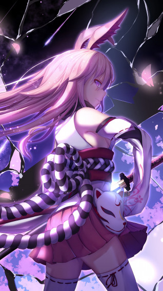 Anime Girl Pink Hair Honkai Impact 3rd Yae Sakura 4k
