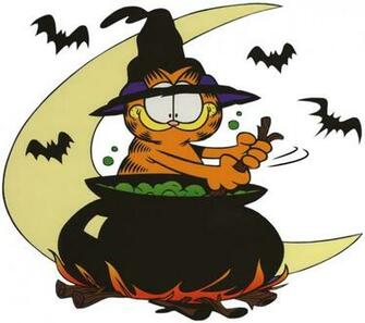 Halloween Garfield Cartoon Character Clipart Picture Image I