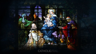 Stunning Stained Glass Windows Of The Nativity HD Christmas