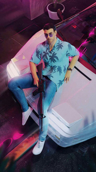 Gta Vice City New Wallpaper iPhone