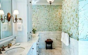 Masculine And Feminine Bathrooms His Hers Powder