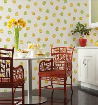 Kitchen Room Scene Bistro Wallpaper Collecti