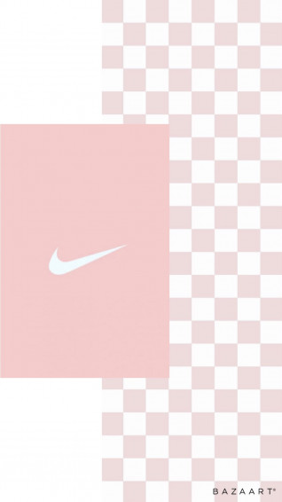 Pink Wallpaper Nike Simple iPhone
