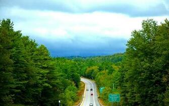 Nature Landscape Road Forest Signs Vermont