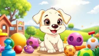 Cartoon Puppy Wallpaper