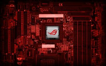 Asus Computer Technology Red Motherboard Wallpaper Resolution