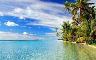 Lagoon Cook Islands Desktop Background For HD