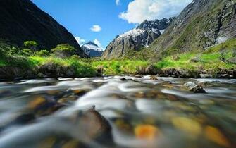 Monkey Creek Landscape Of New Zealand Desktop HD