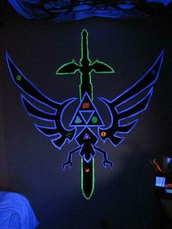 Triforce Master Sword Night By Warheart Warrior