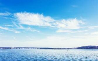 Fine Clear Of The South France Small Fresh Landscape Wallpaper