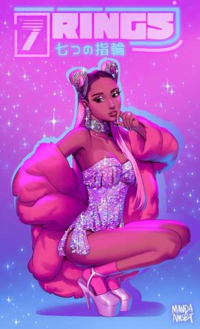 Dessin Ariana Grande Dans Rings Par Manda Schank