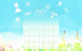 Desktop Wallpaper May Calendar Printable