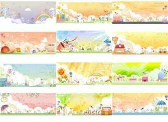 Cute Summer Illustrations Vector Graphics