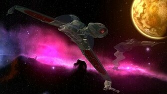 Klingon Birds Of Prey Computer Wallpaper Desktop Background