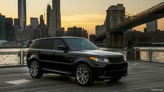 Range Rover Sport Svr Us Spec Santorini Black Front HD