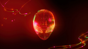 Alienware Red Logo Background Wallpaper 4k 2620g