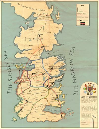 Steampunk Westeros Map By Toixstory